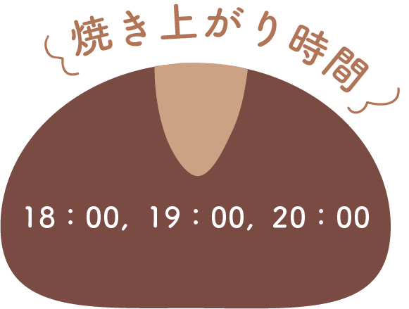 焼き上がり時間
